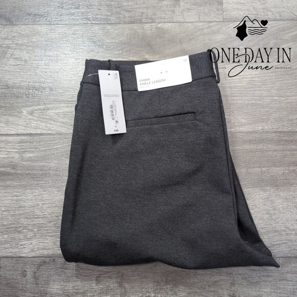 Liz Claiborne Emma Mid Rise Ankle Length Pants Size 12 - Picture 6 of 6